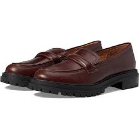 Madewell The Bradley Lugsole Loafer in Leather in Stable Brown - Picture 1 of 6